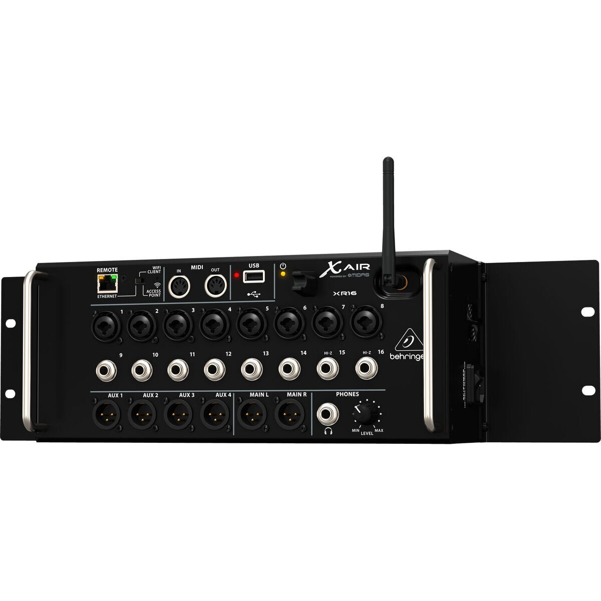 Behringer XR16 X Air 16-Channel Rack Mount Digital iPad / Tablet Mixer ...